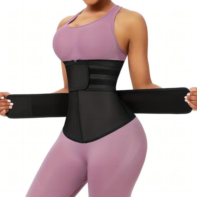 Slimming Belt Violently Sweat Adjustable Zipper Body Shaping Belly Band Slimming Belt Violently Sweat Adjustable Zipper Body Shaping Belly Band